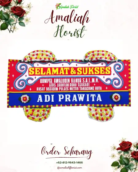 Papan Bunga Ucapan Selamat Mangliawan